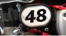 Genuine Royal Enfield Classic 350cc 500cc LH Number Board - SPAREZO